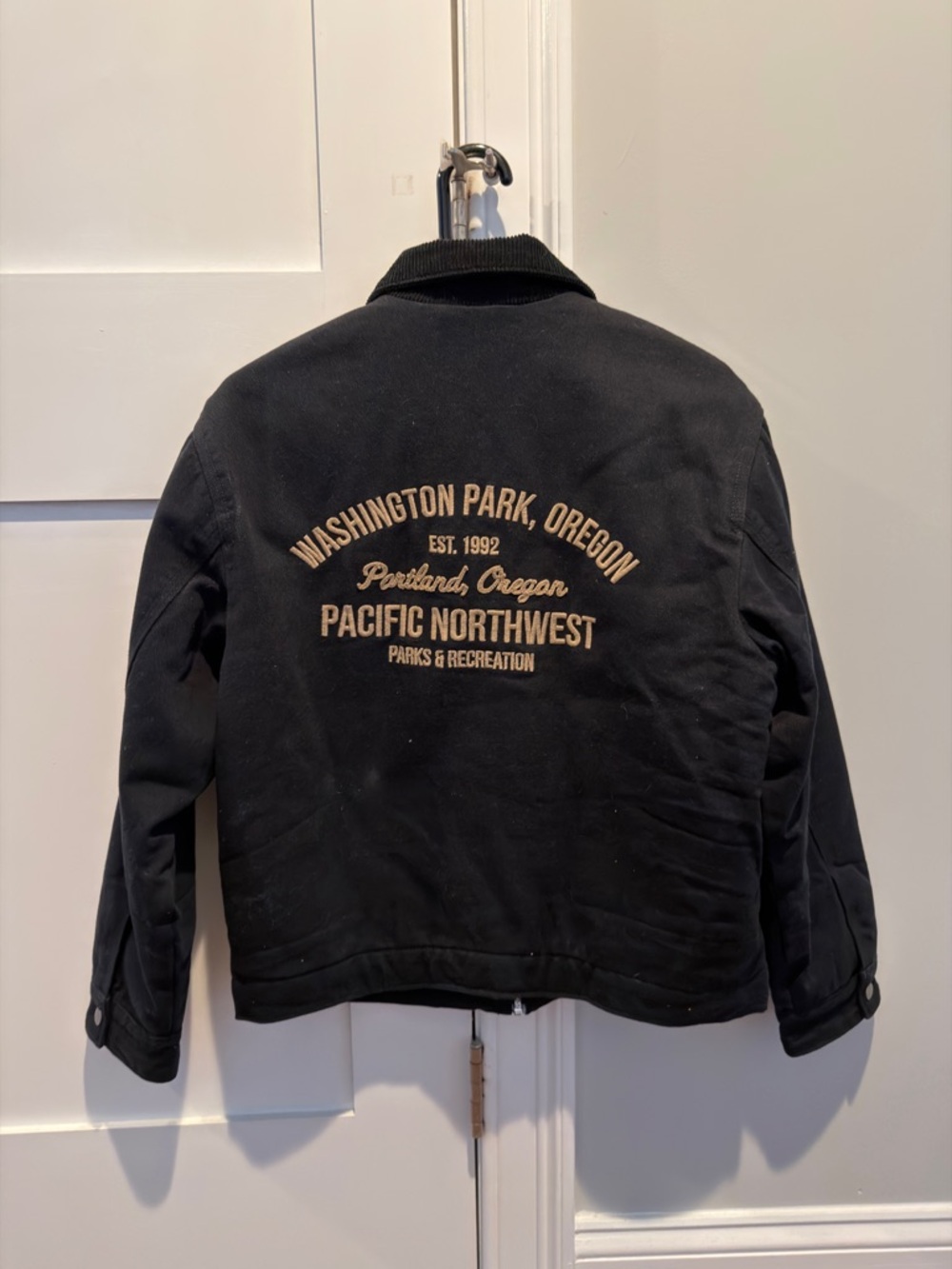 Abercrombie & Fitch Workwear Jacket With Embroidery - Picture 2 of 8